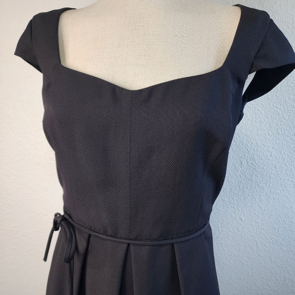 ARMANI COLLEZIONI Made In Italy Black Classic Cocktail Dress 8 - Picture 14 of 16